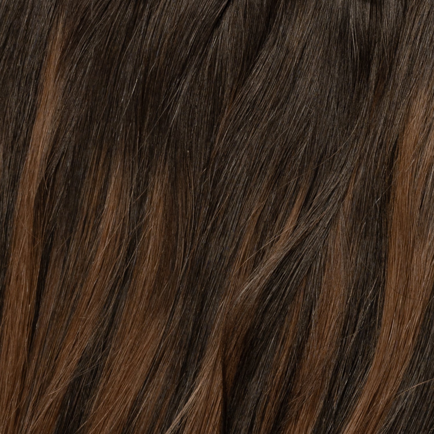 Ukryta clip in - Dark Chocolate Brown Balayage 1A+4