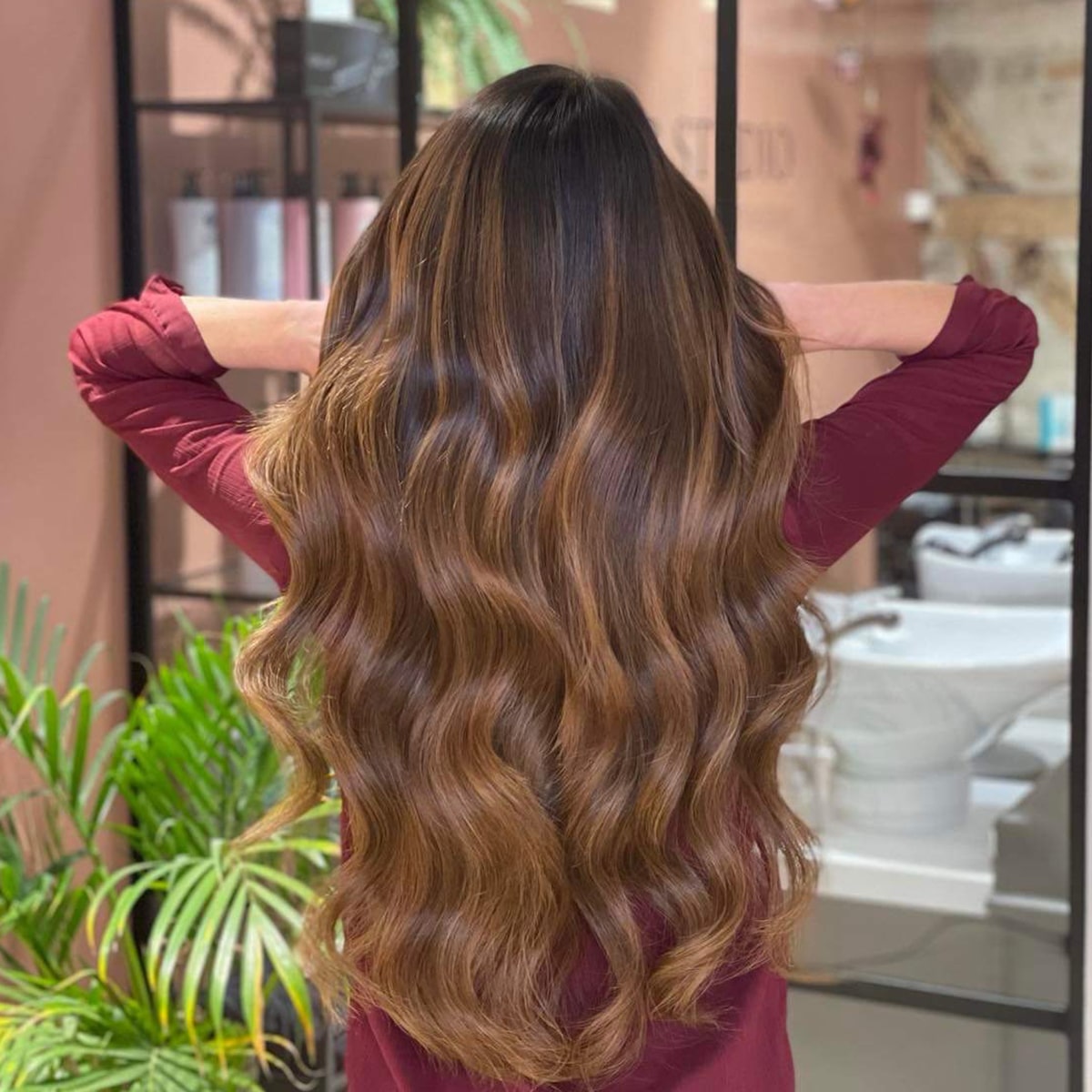 Clip In - Warm Brown Balayage 2+7