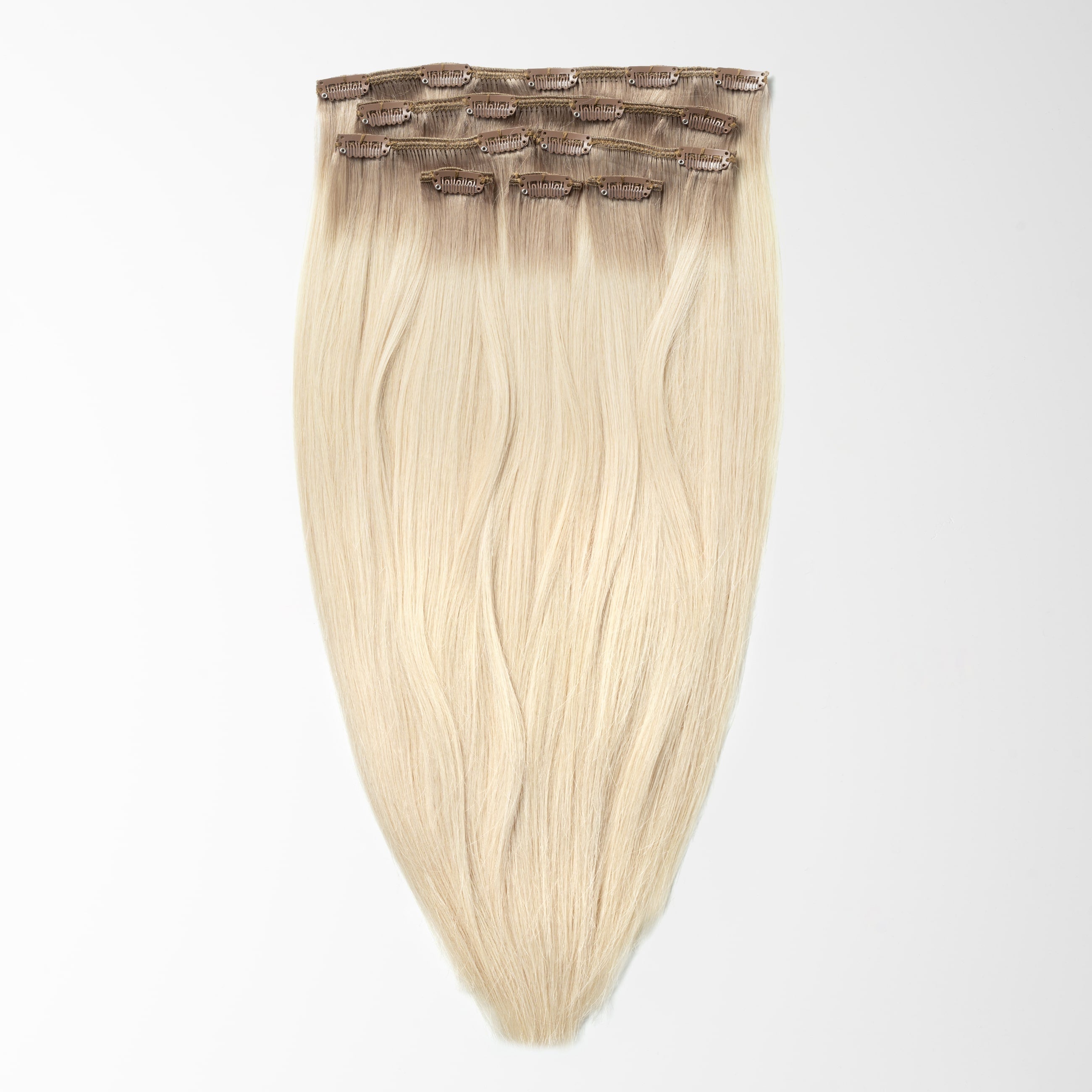 Clip In - Light Ash Blonde Root 16B+60B