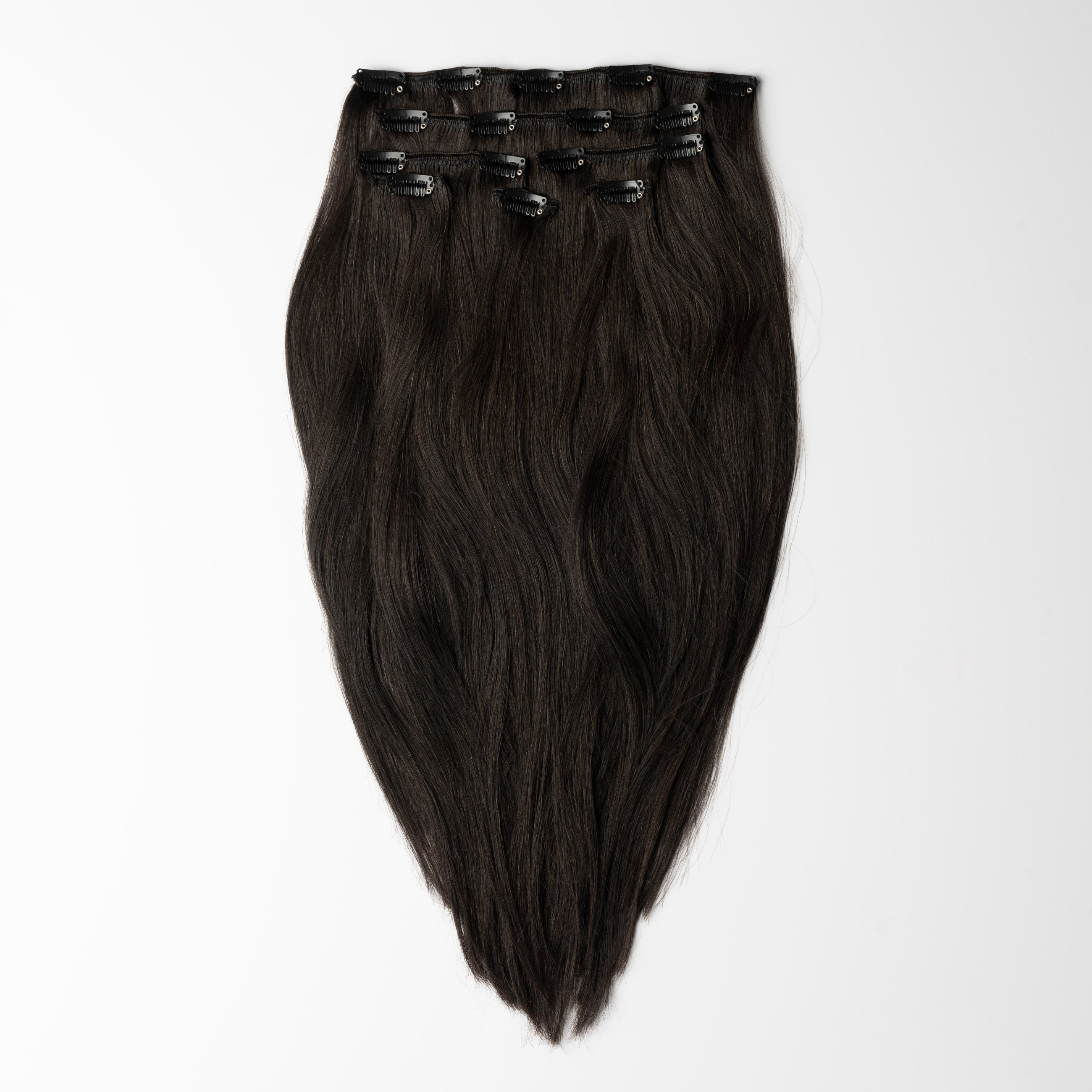 Clip In - Dark Natural Brown 1A