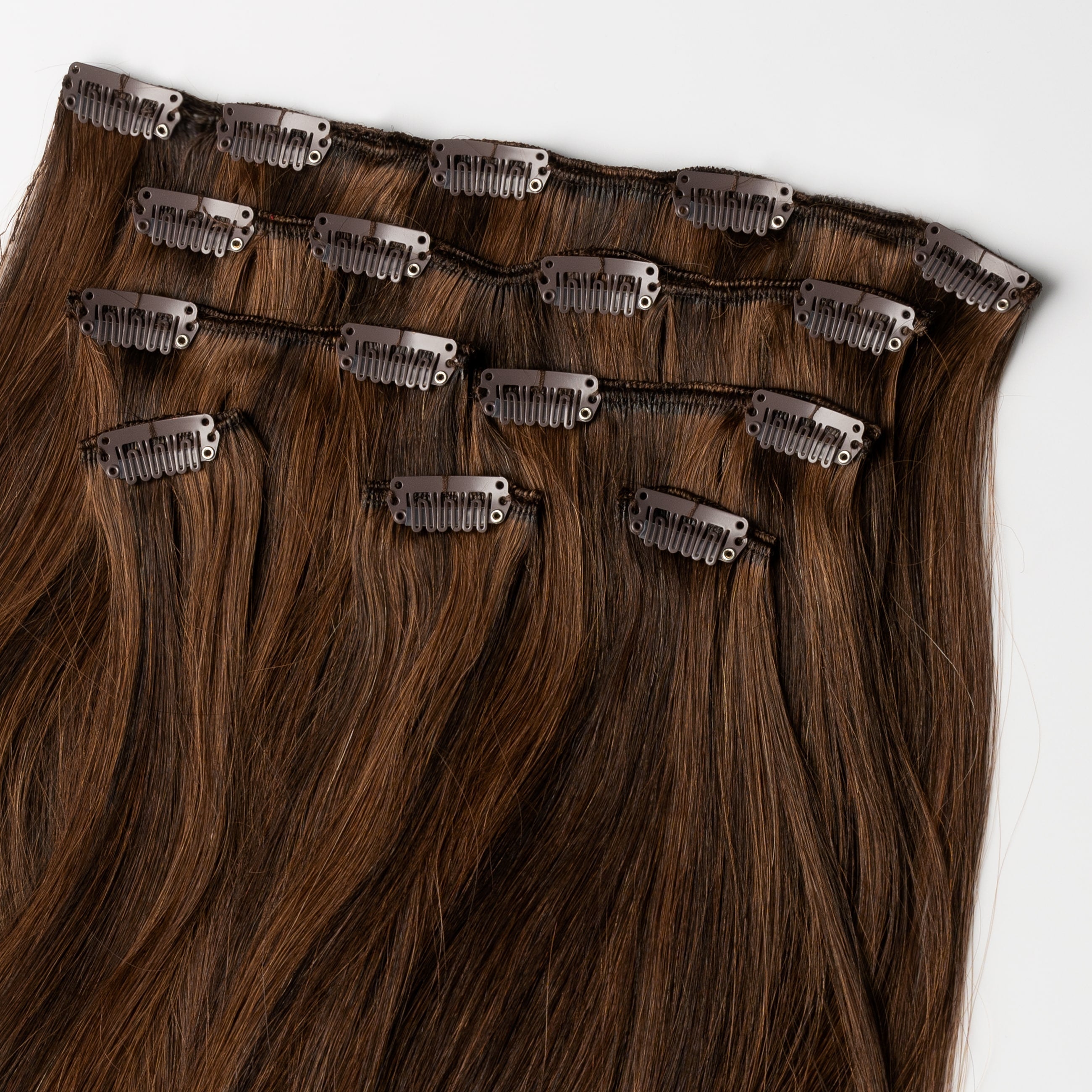Clip In - Dark Chocolate Brown Mix 1B/4