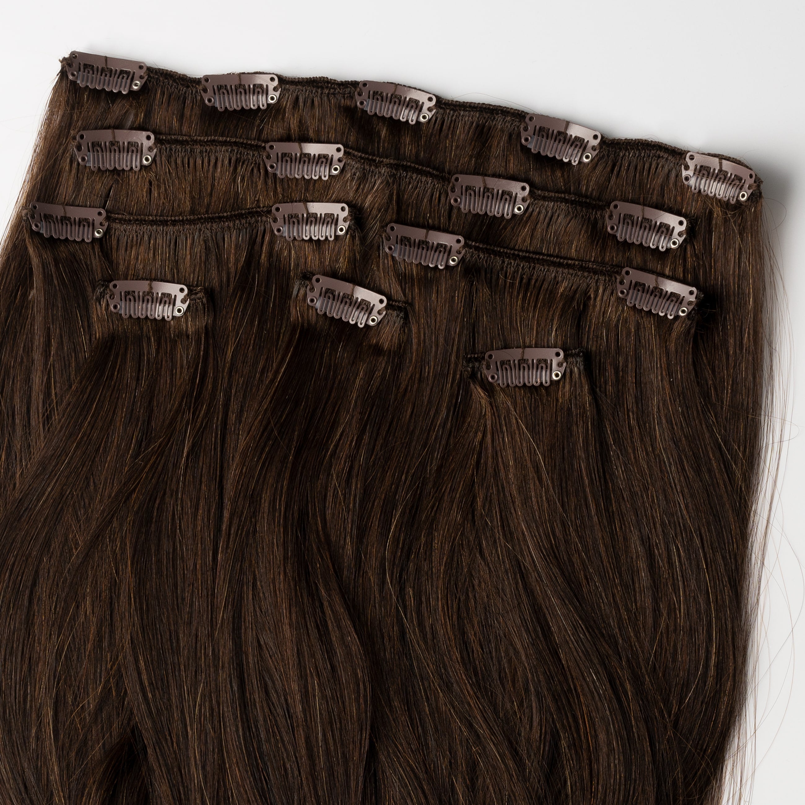 Clip In - Dark Chocolate Brown 1B