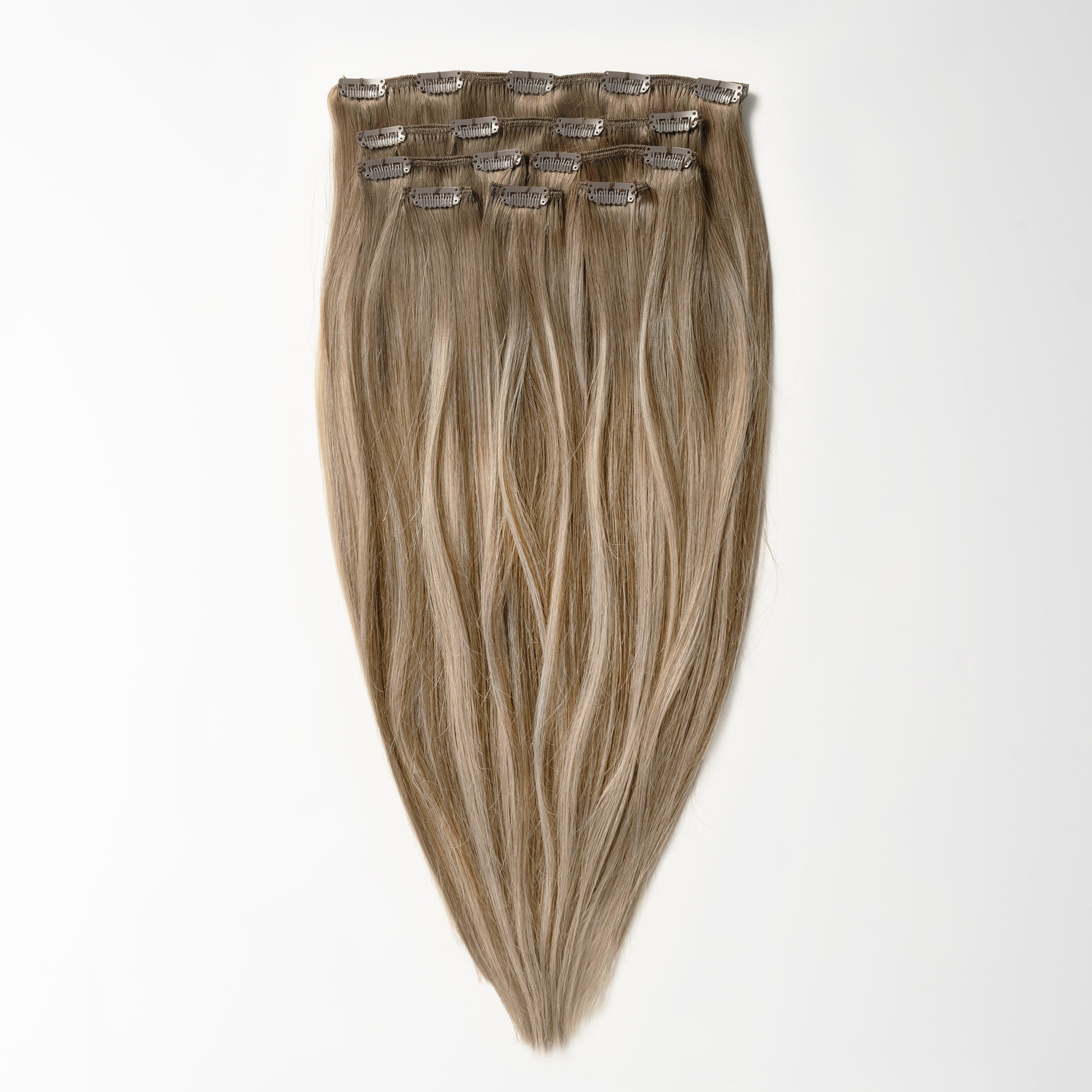 Clip In - Light Ash Blonde Balayage 5B+60B