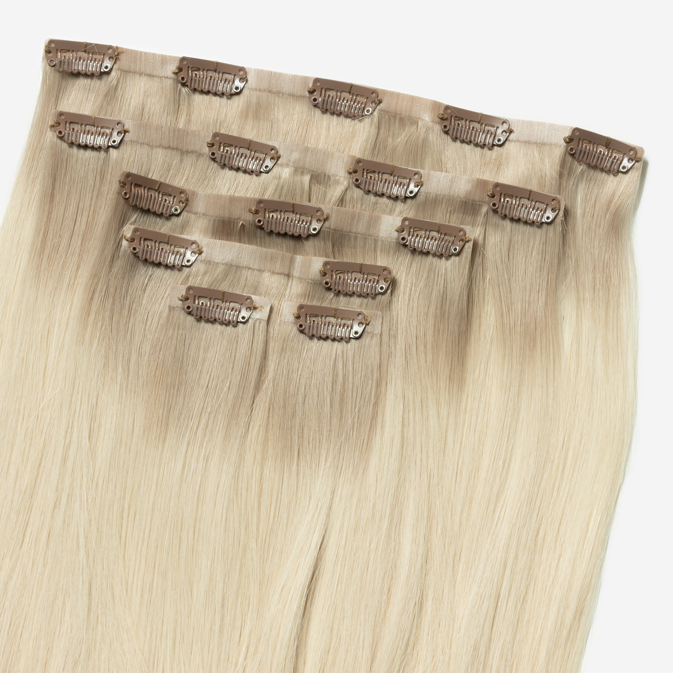 Ukryta clip in - Light Ash Blonde Root 16B+60B