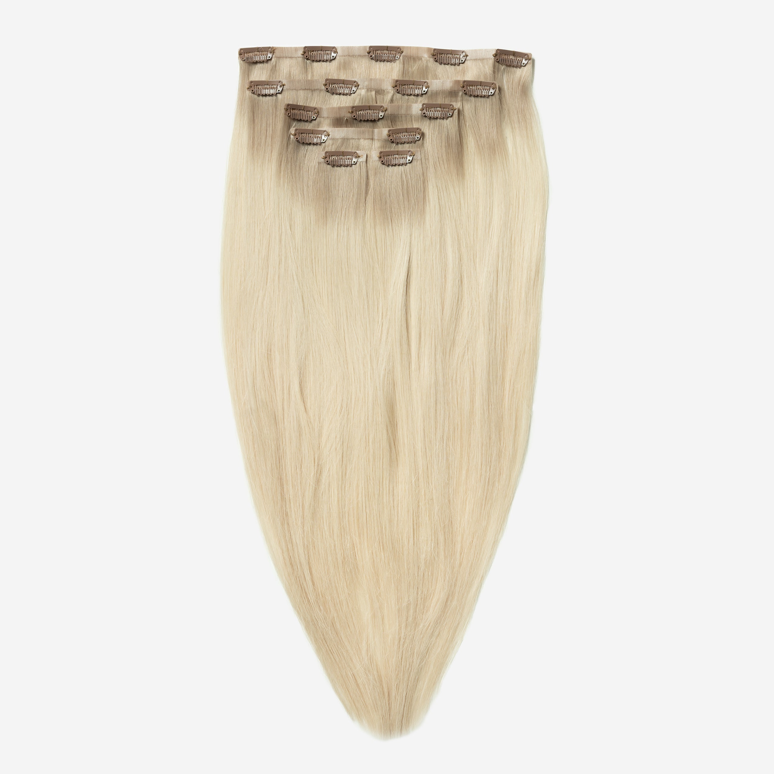 Ukryta clip in - Light Ash Blonde Root 16B+60B