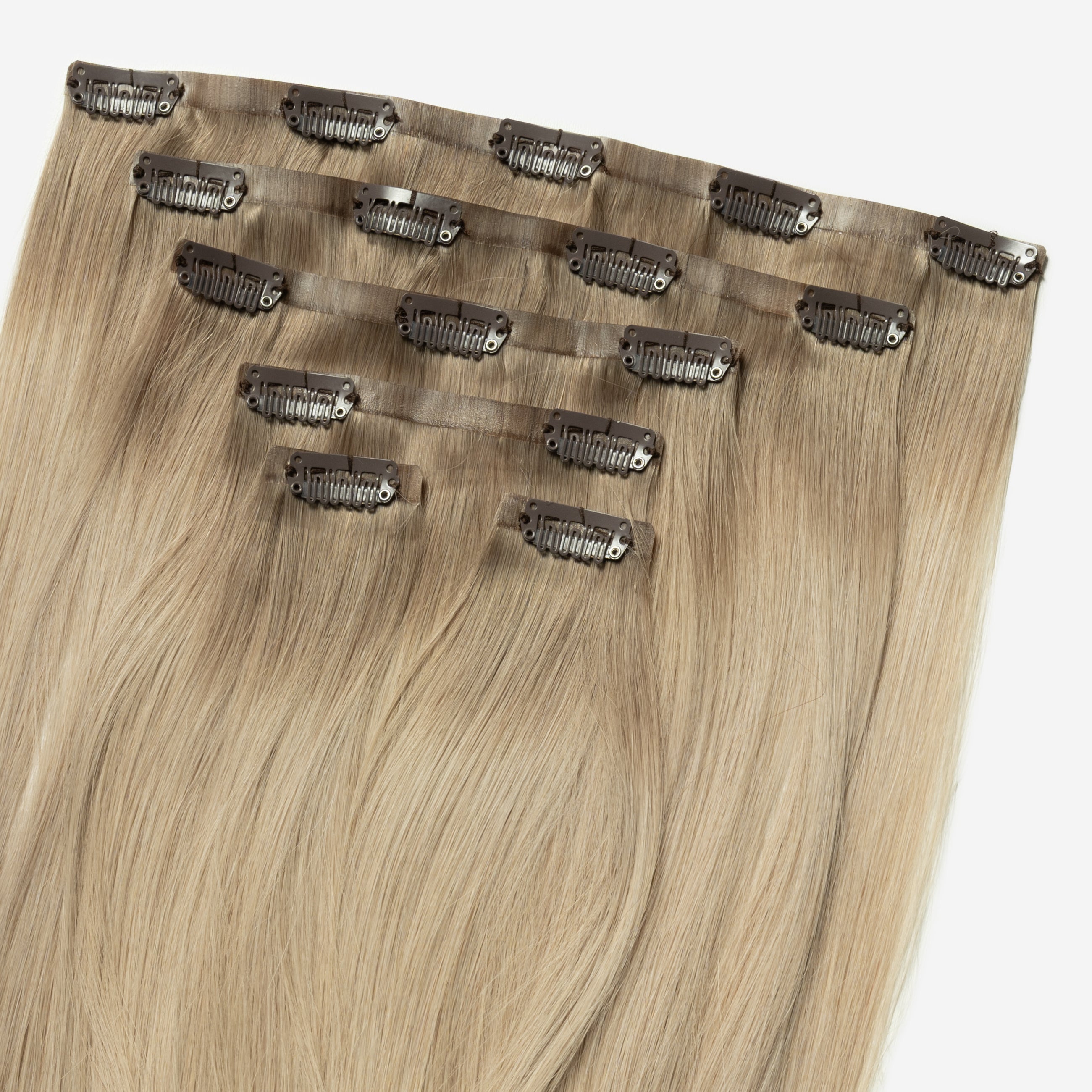 Ukryta clip in - Beige Blonde Root 5B+16B
