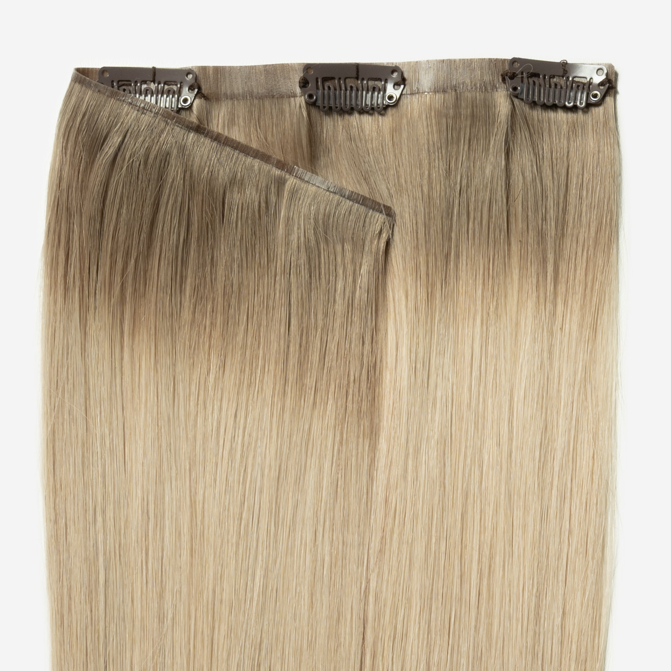 Ukryta clip in - Beige Blonde Root 5B+16B