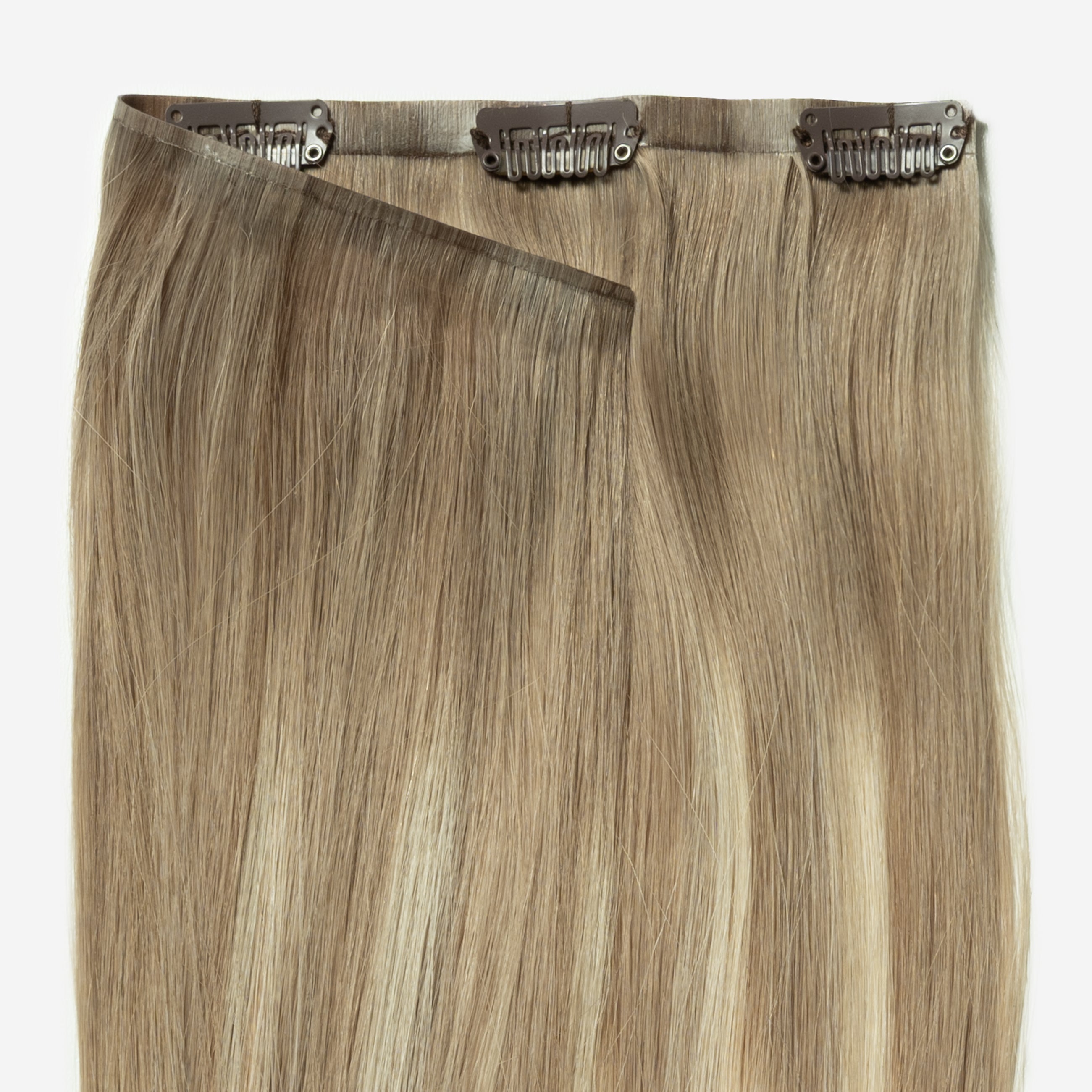 Ukryta clip in - Light Ash Blonde Balayage 5B+60B