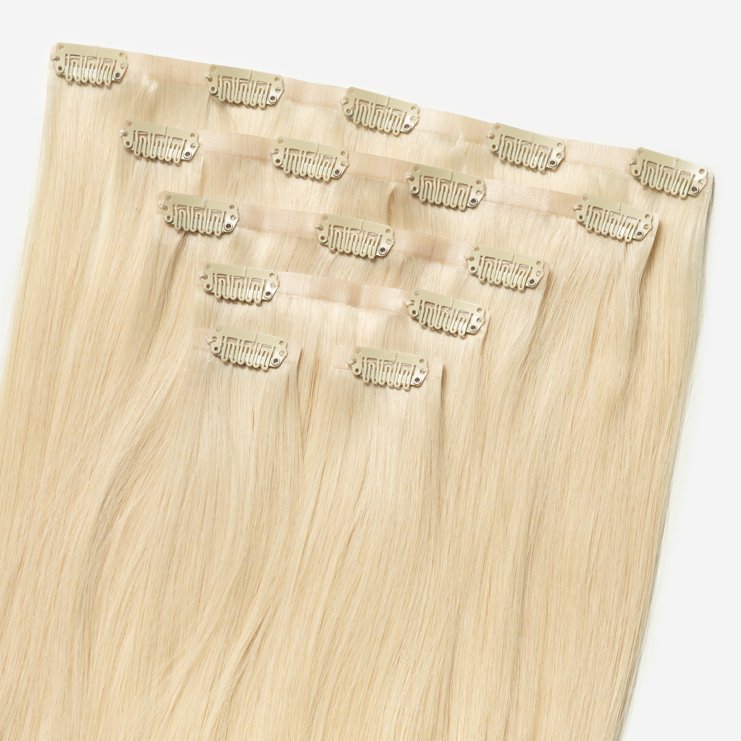 Ukryta clip in - Light Natural Blonde 60A