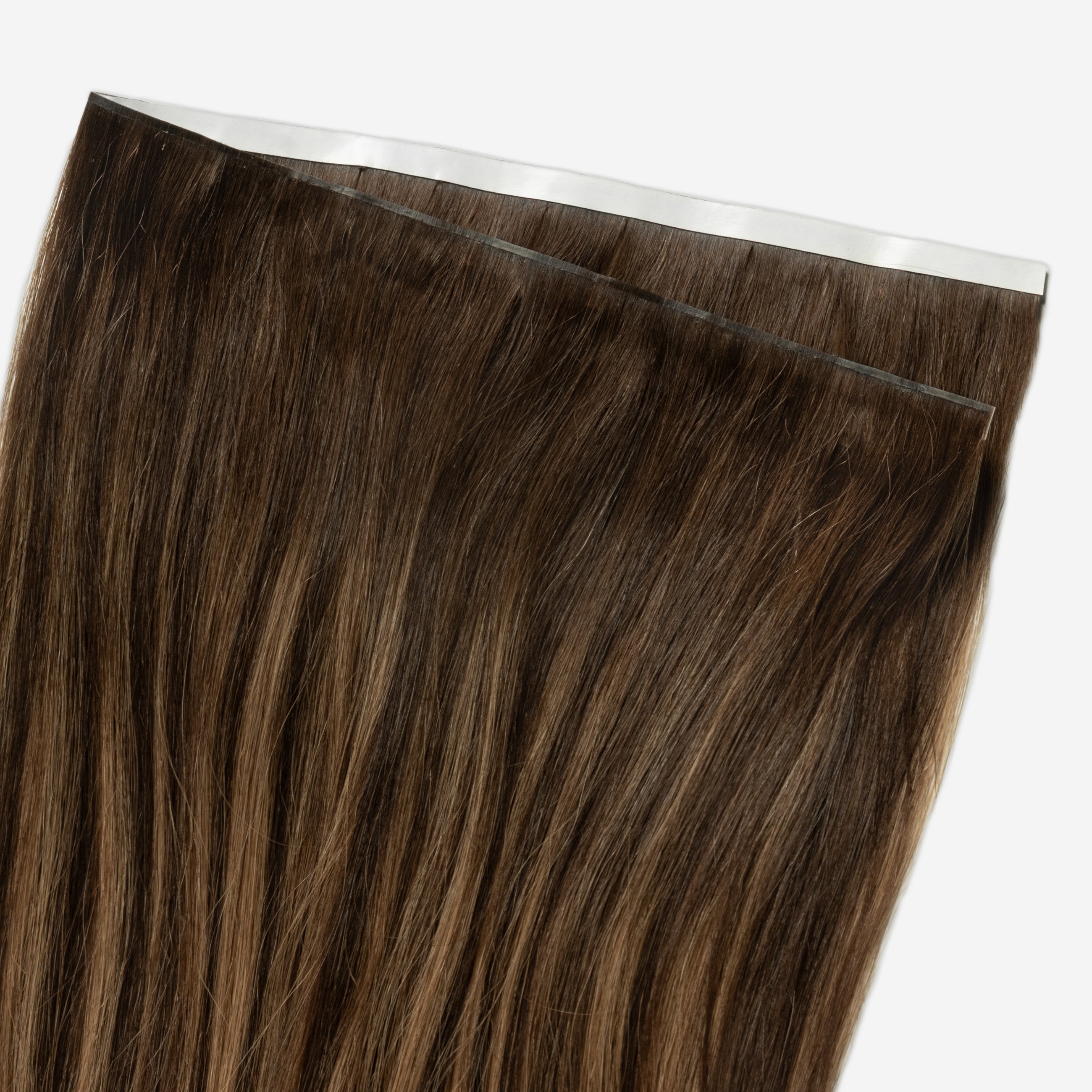 Invisible Tape Weft - Warm Brown Balayage 2+7