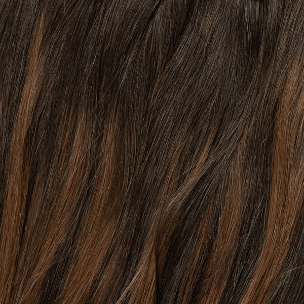 Treska - Dark Chocolate Brown Balayage 1A+4