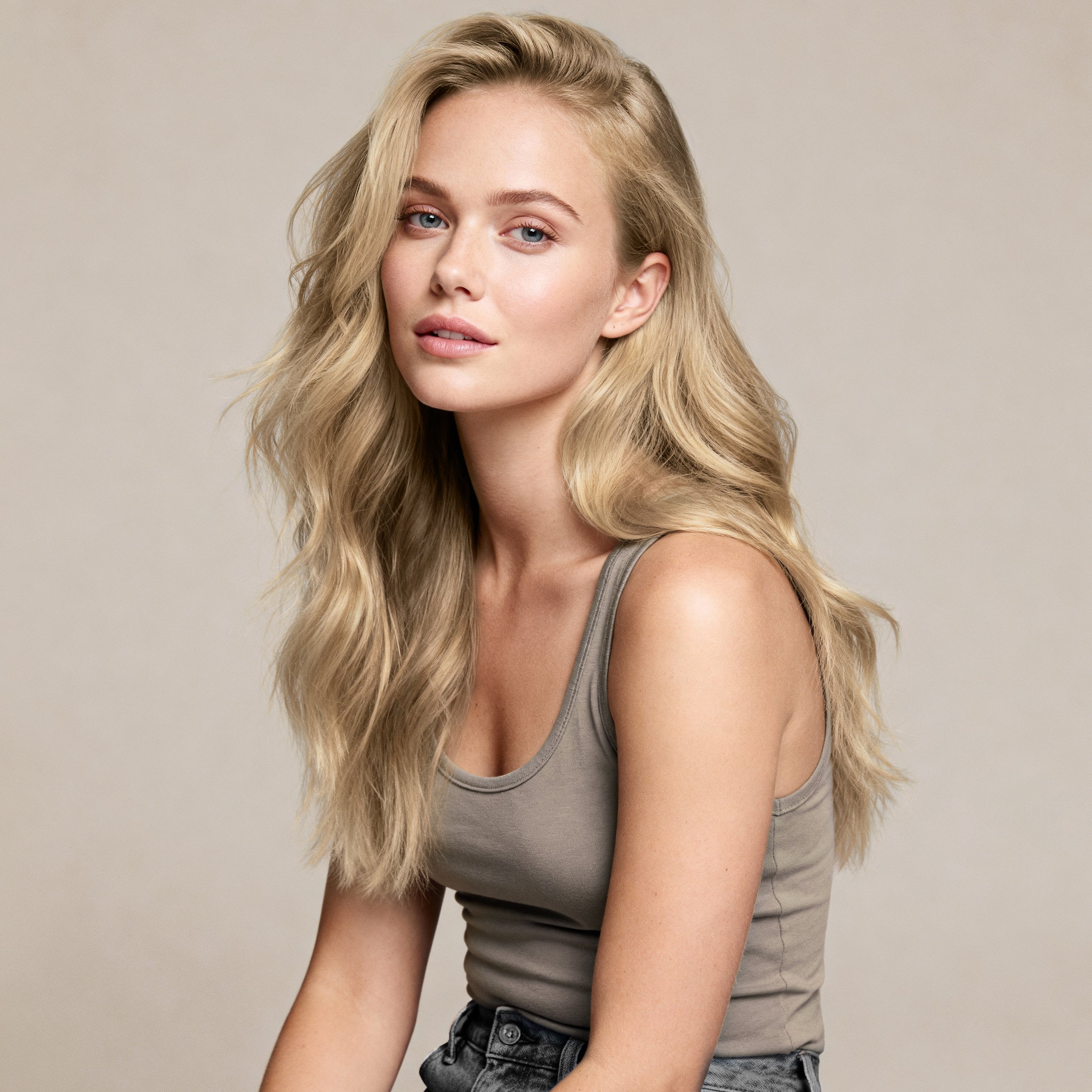 Ukryta clip in - Natural Blonde Mix 5B/15