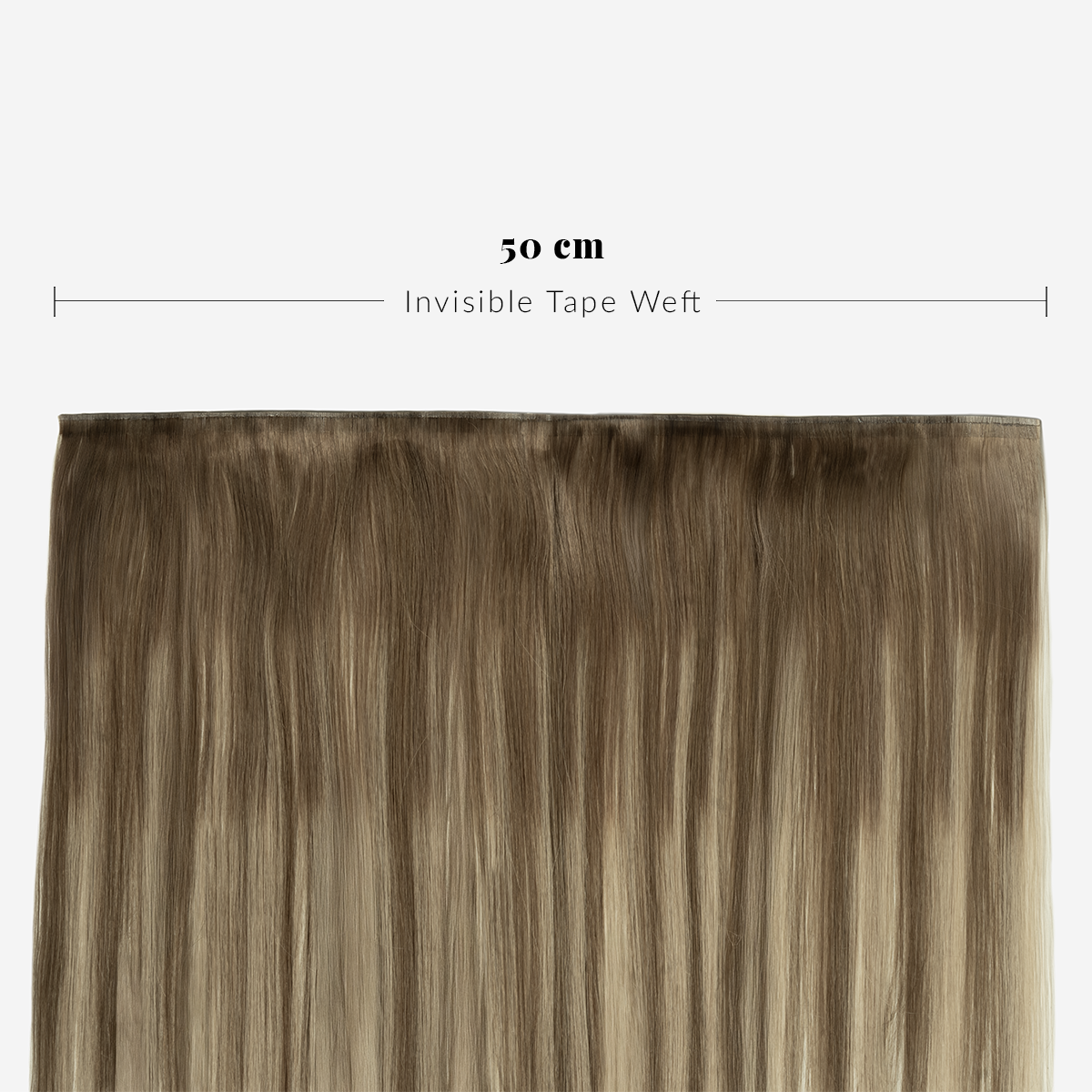 Invisible Tape Weft - Warm Brown Balayage 2+7